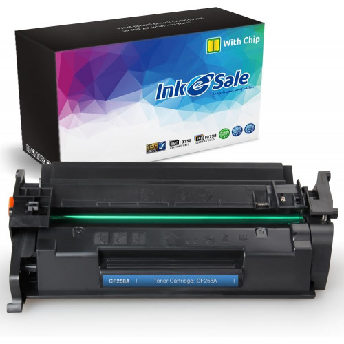 Remanufactured HP 58A CF258A Black High Yield Toner Cartridge (With Chip)